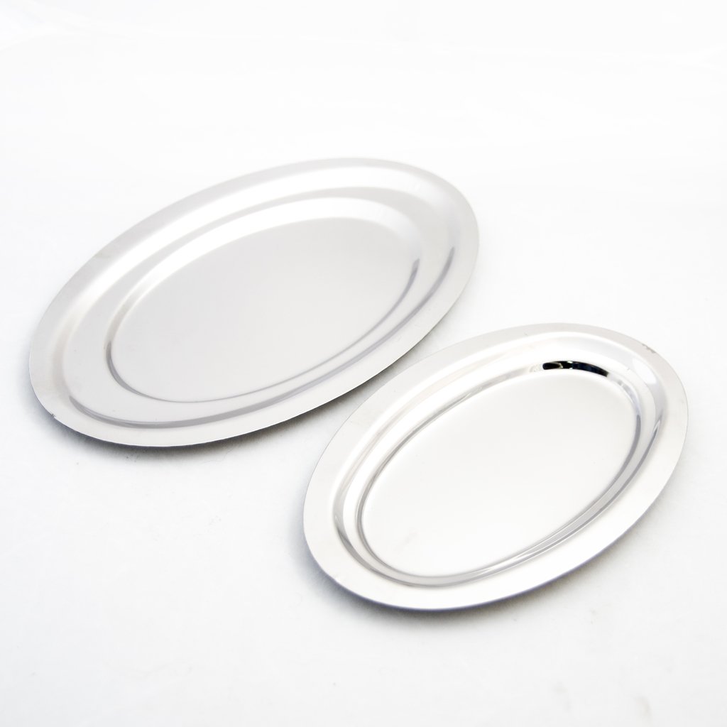 Fuente Oval 38cm Acero Inoxidable - Imagen 3