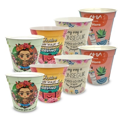 Maceta Decorada 10 cm