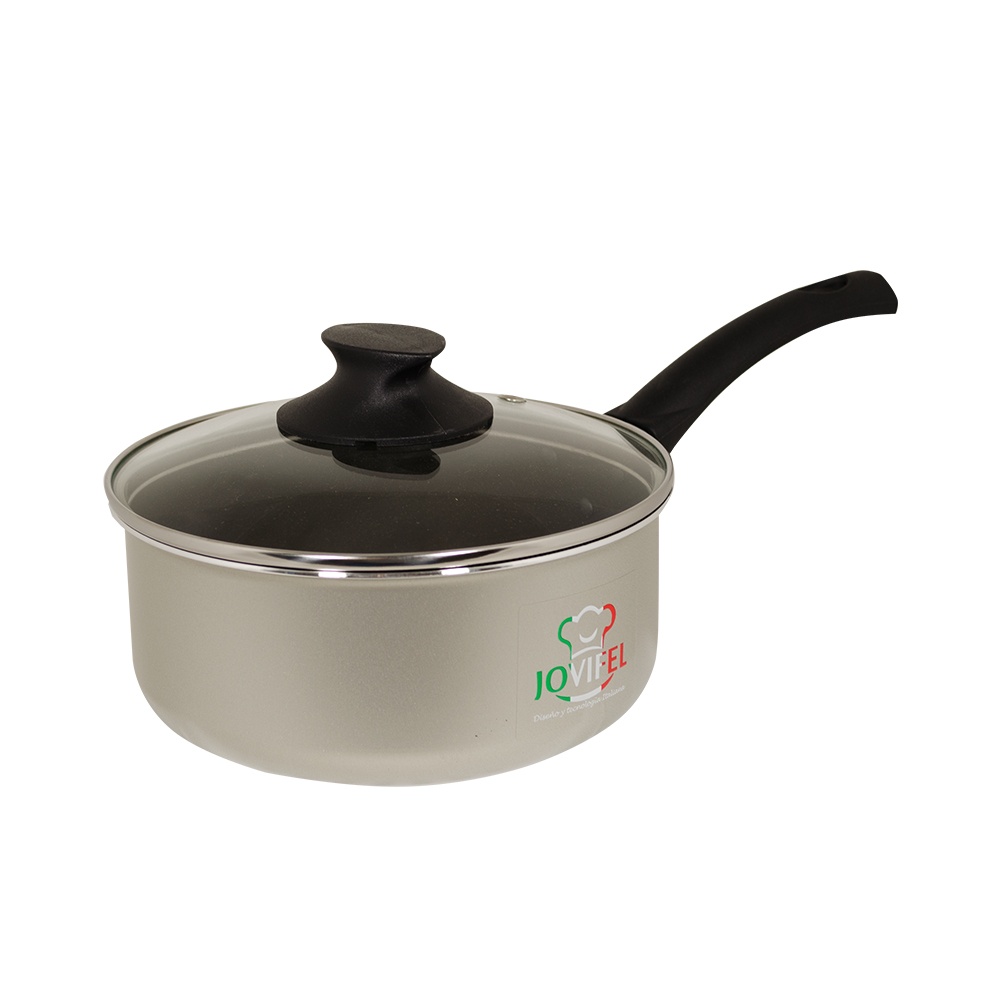 Cacerola 18 cm c/mango Brescia Gris