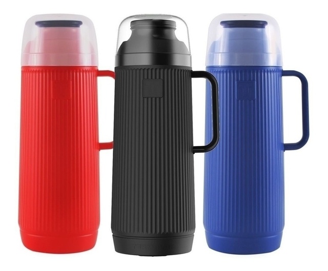 Termo Mundial Negro c/pico matero 1lt - Imagen 5