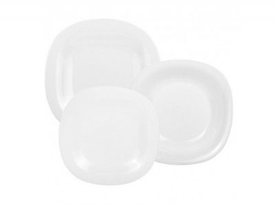 Plato Postre 19 cm Carine Blanco Luminarc