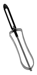 Pelapapas mango metálico profesional - Imagen 2