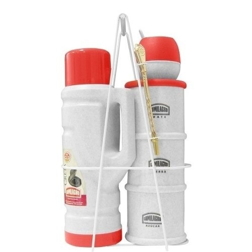 Equipo Matero (Azucarera-Yerbera-Mate-Bombilla-Soporte)