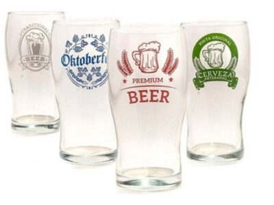 Vaso Pinta Cerveza 540 cc Decorado