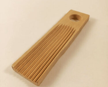 Ñoquera 3,5 x 15 cm de Palo Blanco