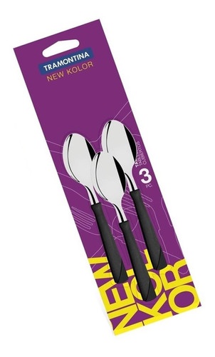 Cucharita té New Kolor x 3