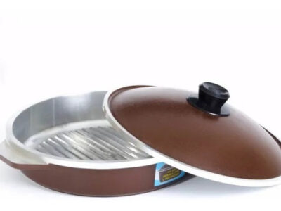 Bifera redonda con tapa