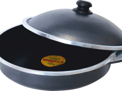 Paellera con tapa