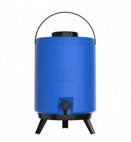 Maxi Termo Azul 12 lts c/patas plegables