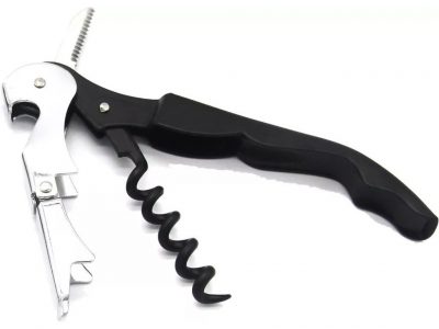 Sacacorcho tipo mozo doble impulso