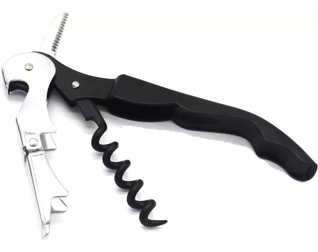 Sacacorcho tipo mozo doble impulso