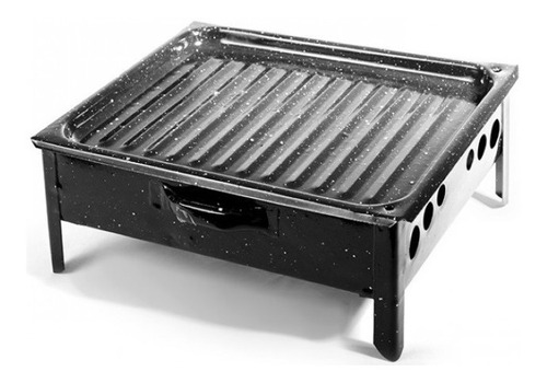 Brasero de mesa enlozado 25 x 33cm