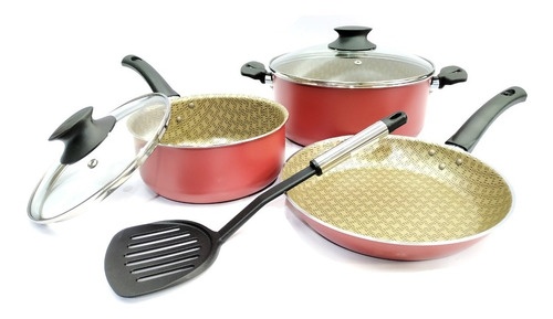 Jgo Batería 3 pzas Rívoli Bordó