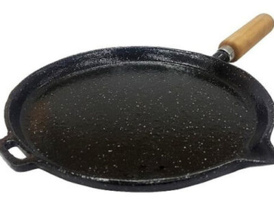 Plancha de hierro para bife N°3 lisa enlozada