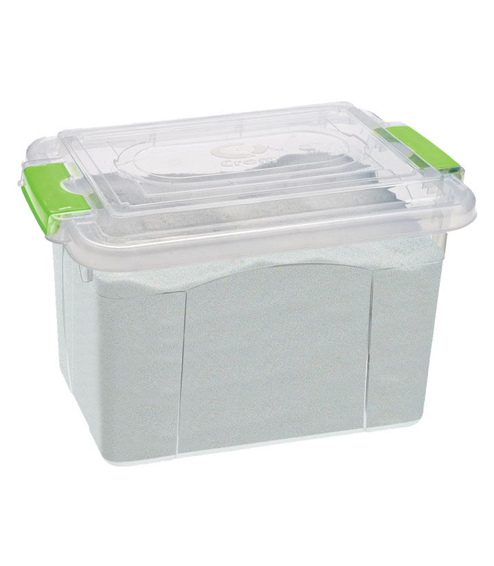 Caja con trabas Mediana 9,5L 30 x 21 x 20cm