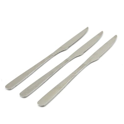 Cuchillo Asado Liso x 12 unid