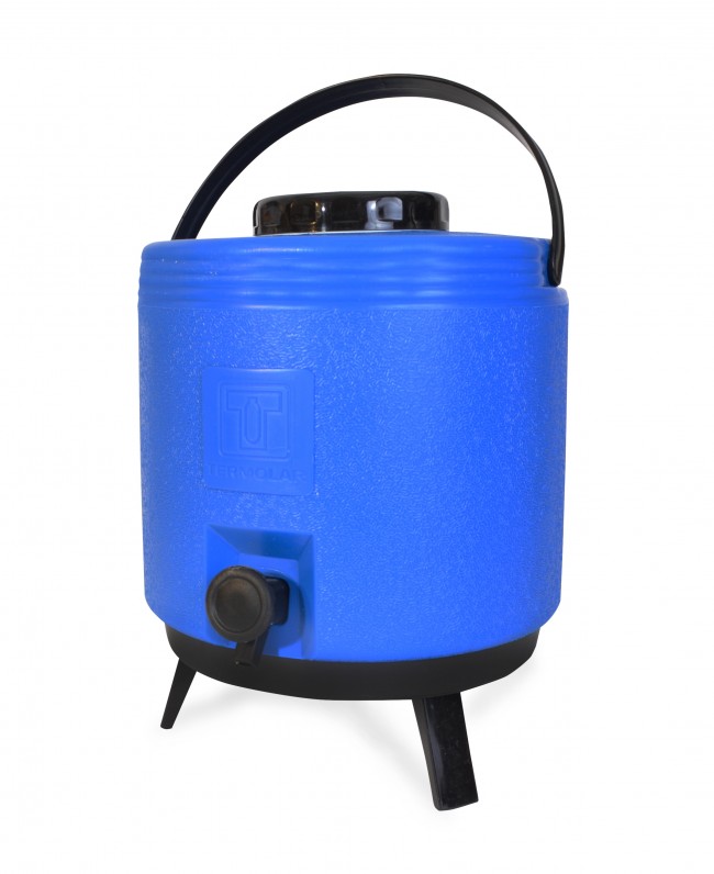 Maxi Termo Azul 8 lts c/patas plegables - Imagen 5