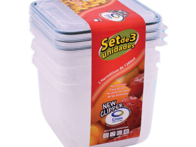 Set x 3 Hermet.newclipper 1380ml