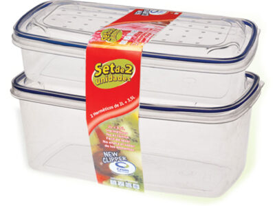 Set Hermet.newclipper rectang.2L+3,5L