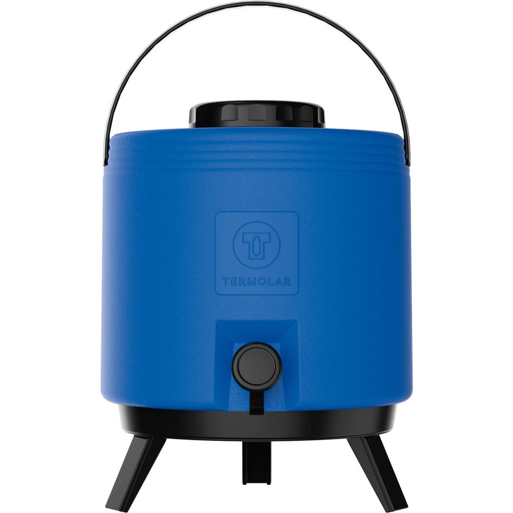 Maxi Termo Azul 8 lts c/patas plegables