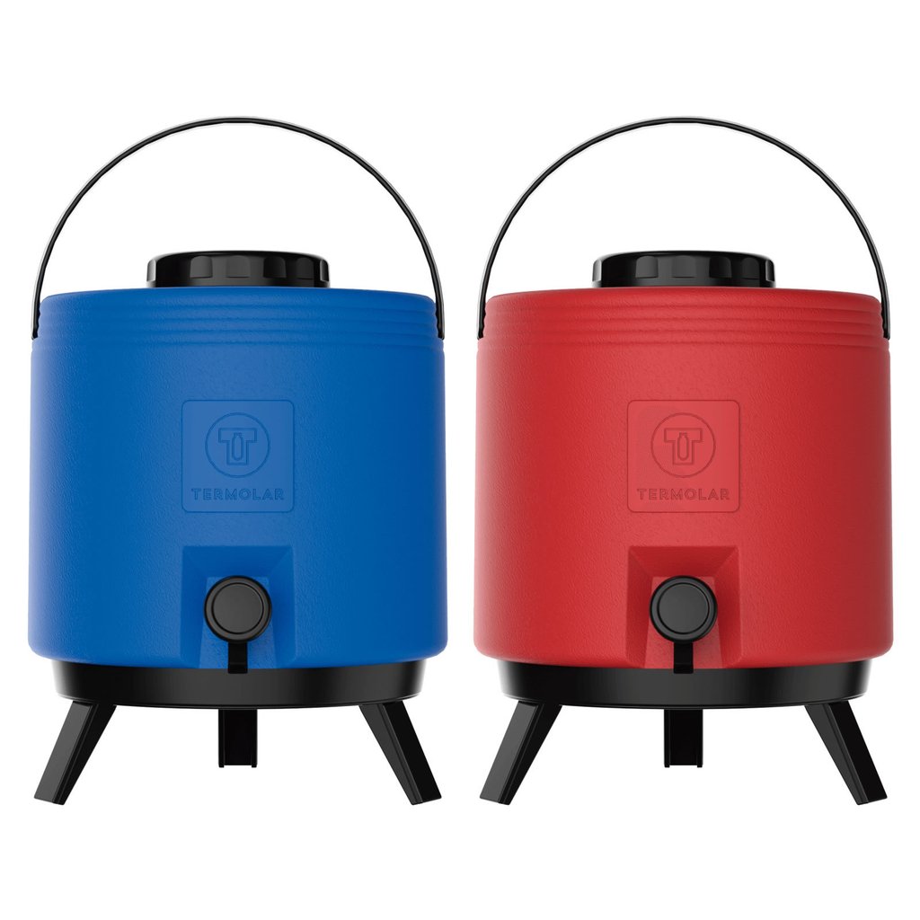 Maxi Termo Azul 8 lts c/patas plegables - Imagen 3