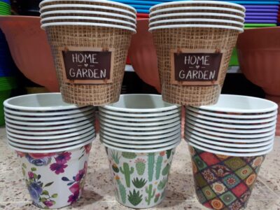 Maceta Decorada 8 cm