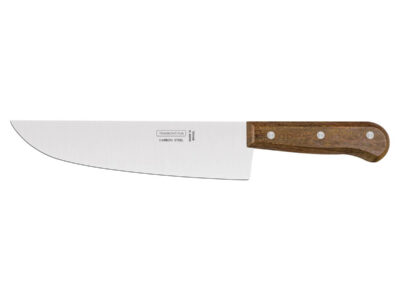 Cuchillo cocina 9" carbono m/madera