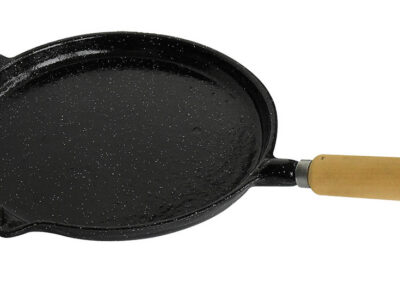 Plancha hierro Lisa Redonda N°3 - 28 cm Enlozada