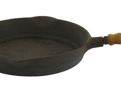 Sarten hierro 26 cm mango madera