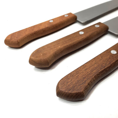 Cuchillo cocina 9" carbono m/madera - Imagen 2