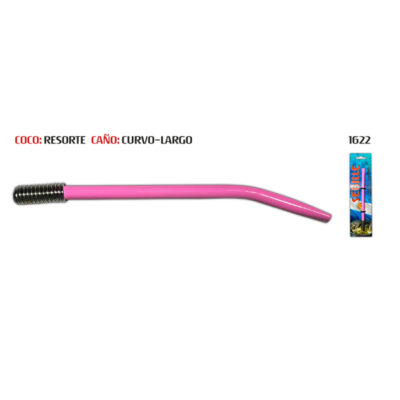 Bombilla Resorte Color pico curvo 17 cm