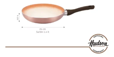 Sartén aluminio 24 cm c/antiadherente cerámico degradado - Imagen 2