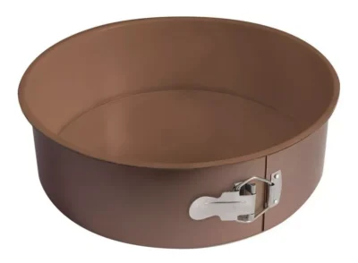Molde tortera desmontable 24 cm c/antiadherente Cobre
