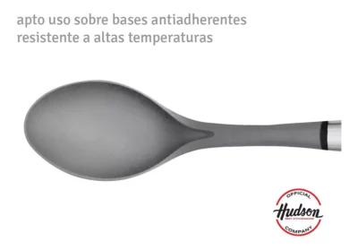 Cuchara de nylon gris c/mango acero inox - Imagen 5