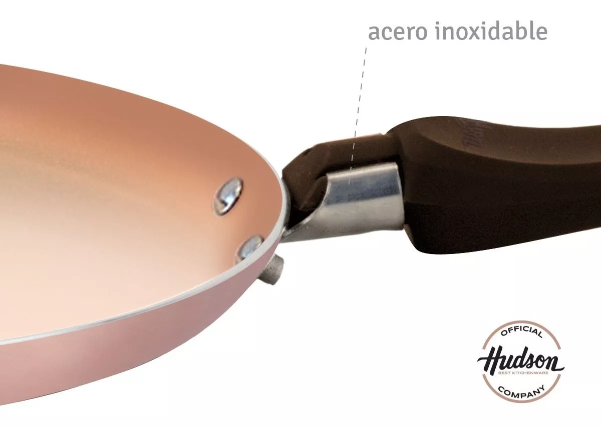 Panquequera aluminio 22 cm c/antiadherente cerámico degradado - Imagen 5
