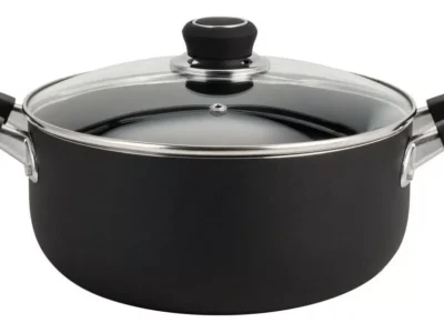 Cacerola aluminio 20 cm c/antiadherente Sand Finish