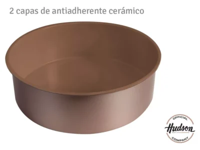 Molde tortera 1 pza 20 cm c/antiadherente Cobre