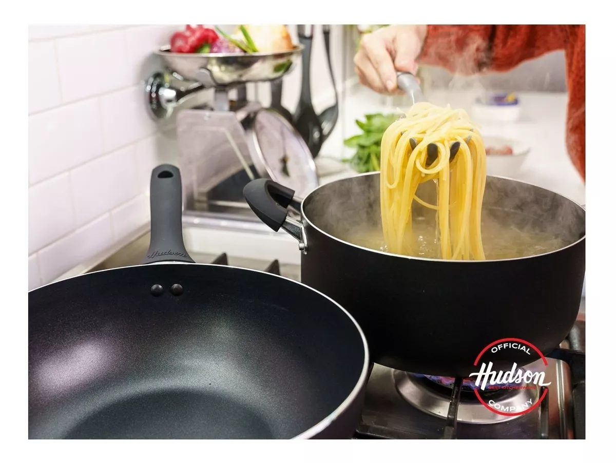 Cuchara pastas de nylon gris c/mango acero inox - Imagen 6