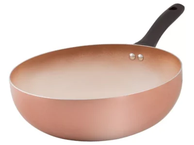 Wok aluminio 28 cm c/antiadherente cerámico degradado