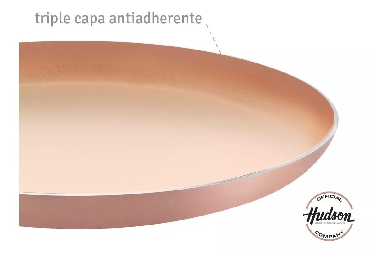 Panquequera aluminio 22 cm c/antiadherente cerámico degradado - Imagen 4