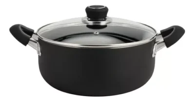 Cacerola aluminio 26 cm c/antiadherente Sand Finish