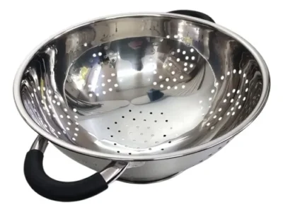 Colador Nº24 Acero Inox c/asas silicona
