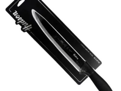 Cuchillo Carnicero 8" Design Acero c/antiadherente Negro