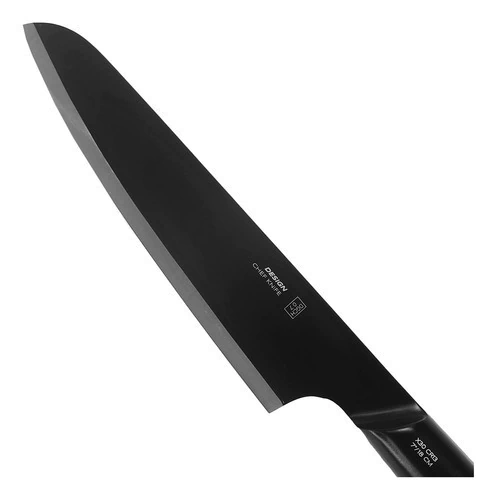 Cuchillo Chef 7" Design Acero c/antiadherente Negro