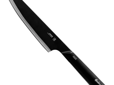 Cuchillo Chef 8" Design Acero c/antiadherente Negro