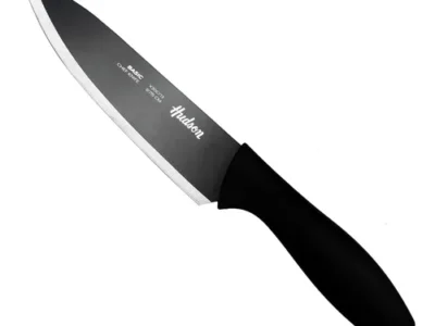 Cuchillo Cheff 6" Basic Acero c/antiadherente Negro