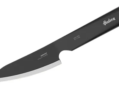 Cuchillo Utilitario 5" Design Acero c/antiadherente Negro