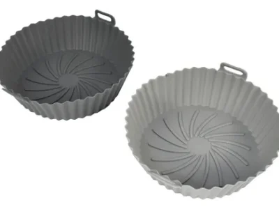 Set x 2 unid molde cuadrado 20 cm silicona AIR FRYER