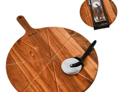 Set x 2 Tabla Pizzera c/corta Pizza Profesional