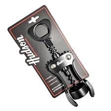 Sacacorcho con alas de Zinc Negro